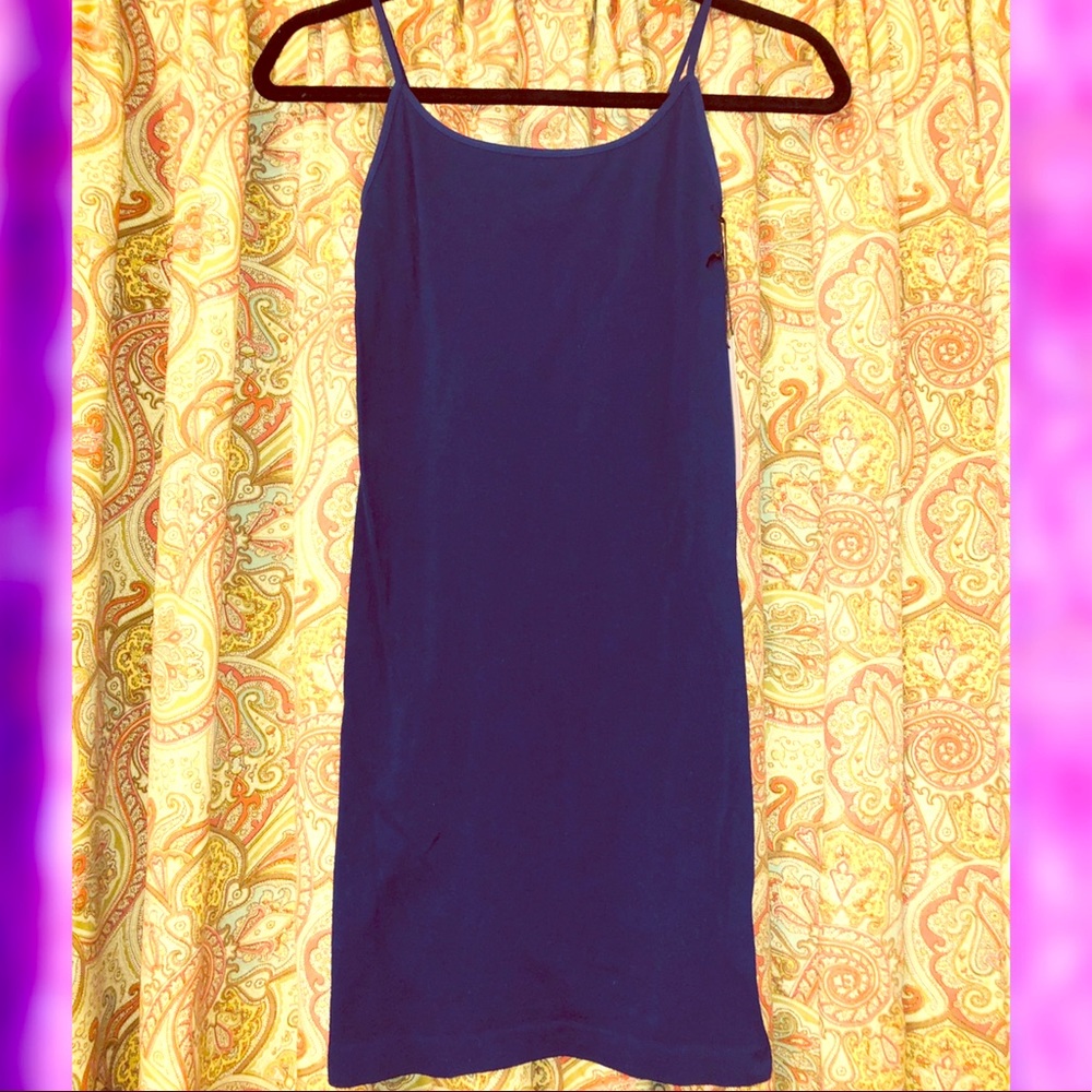 NWT 🌟ONE SIZE STRETCH NAVY DRESS/TOP